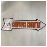 Metal Man Cave Sign OSU Cowboys