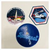 Vintage NASA Shuttle Mission Sticker Lot