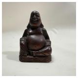 Vintage Asian Sculpture Buddha Wood