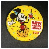 Disney Button Badge: Happy Birthday Mickey 2018