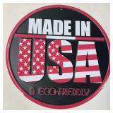 Metal Man Cave Sign MADE IN USA