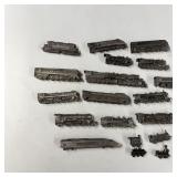 Mini Figurine Pewter Train Lot: Franklin Mint