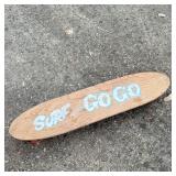 Vintage 60's Clay Wheels Skateboard Union Surfer