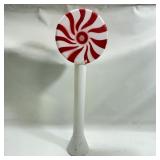 Holiday Blow Mold Red Peppermint Candy