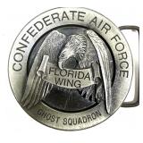 Florida Wing Confederate Air Force Belt Buckle