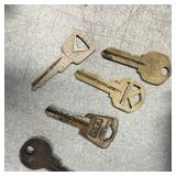 Vintage Used Key Lot Ford and more