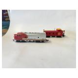 HO Train Locomotive and Caboose Lot