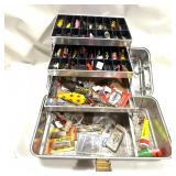 Vintage Fishing Lure Tackle Box Lot
