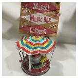 Vintage Tin Toy Mattel Carousel