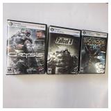 Vintage PC Game Lot: Fallout Crysus Bioshock