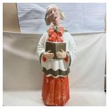 Vintage Christmas Blow Mold Choir Girl PICK UP