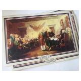 Vintage USA Freedom Placemats Lot
