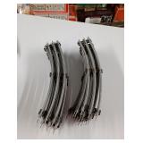 10 pieces of curved track