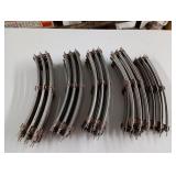 22 pieces of curved track