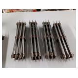 20 pieces of straight track