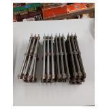 20 pieces of straight track