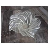 Vintage Mikasa Epoque Swirl Wave Crystal Bowl