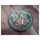 Vintage Collectors Metal Plate Dance Circle