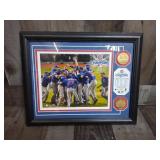 Chicago Cubs 2016 World Series Picture/Coin Framed