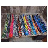 J Jerry Garcia Silk Neck Tie Collection Lot of 17