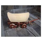 Vintage Covered Wagon Table Lamp