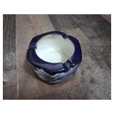 Vintage Japanese Fukagawa Porcelain Ashtray