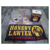 Collectible Pub World Honest Lawyer Tankard Set