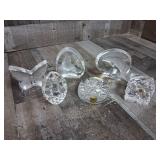Collectible Lead Crystal Paperweight Lot