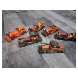 Vintage Wooden Hand Crafted Car Lot 6 Cars