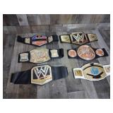 WWE Replica Championship Belt Lot 6 Belts