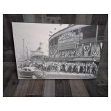Chicago Cubs Wrigley Field Wall Dï¿½cor 30x20