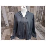 Womens Victoria's Secret Black Zip Hoodie XL
