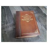 TComplete Works William Shakespeare Leather Book