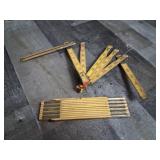 Vintage Lufkin Extension Rule Lot of 2
