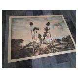 Vintage Reproduction Print  Avenue at Middelharnis
