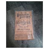 Antique Book 1888 Pierce's Memorandum Account Book