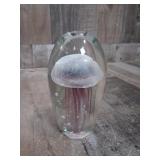 Large Crystal Blown Glass Jellyfish Figurine