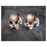 Vintage Melba Ware Ceramic Puppy Figurines