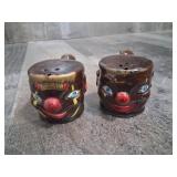 Vintage Anthropomorphic Clown Salt Pepper Shakers
