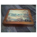 Vintage Decorative Wooden Storage Box