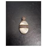 Sterling Silver .925 Mother of Pearl Pendant