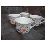 Vintage Sears Ironstone Country French Teacups