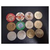 Vintage Casino Chip Coin Currency Lot