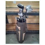Vintage Golf Set 5 Drivers 9 Irons 1 Putter & Bag