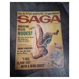 Vintage 1963 Saga Magazine
