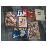 Vintage Military Training & Cartoon Books