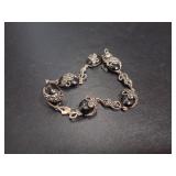 Vintage Silver .925 Marcasite Bracelet