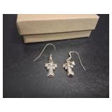 Texas Tech Silver .925 Earrings