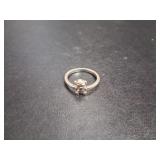 Silver .925 Teddy Bear Ring Size 6