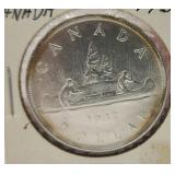 1937 Canadian Silver Dollar